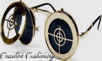 Steampunk Bulls Eye Glasses