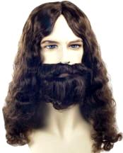 Special Bargain Biblical Wig, Beard & Mustache Set 