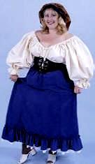 Renaissance Lady Plus Size Wench Costume 